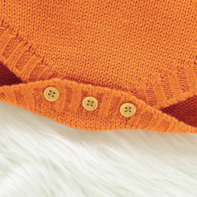 PUMPKIN Knitted Romper