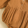 LIZ Ruffle Collar Romper with Headband