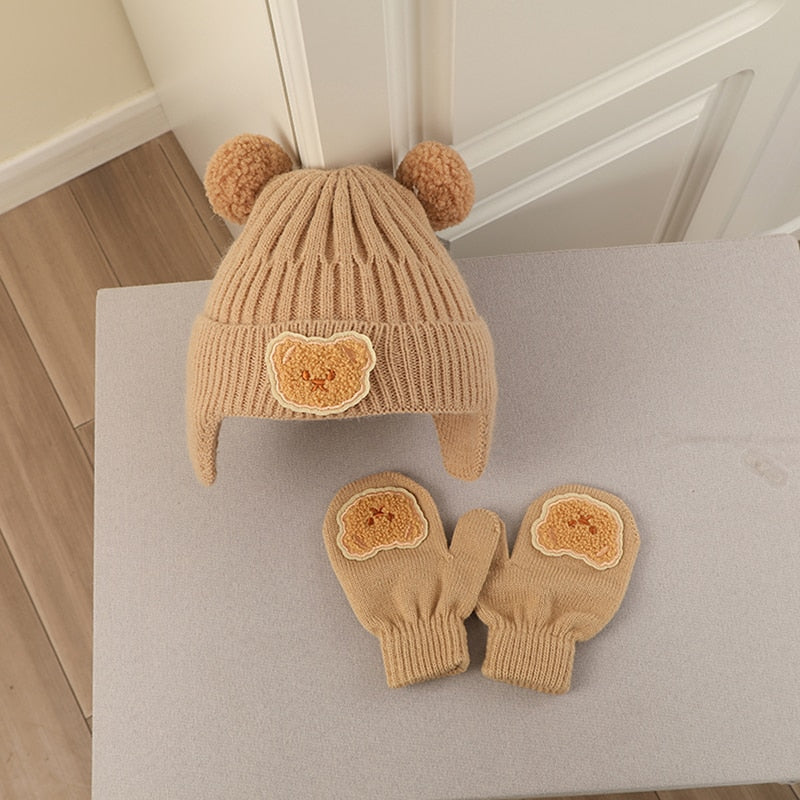 TEDDY Beanie & Mitten Set