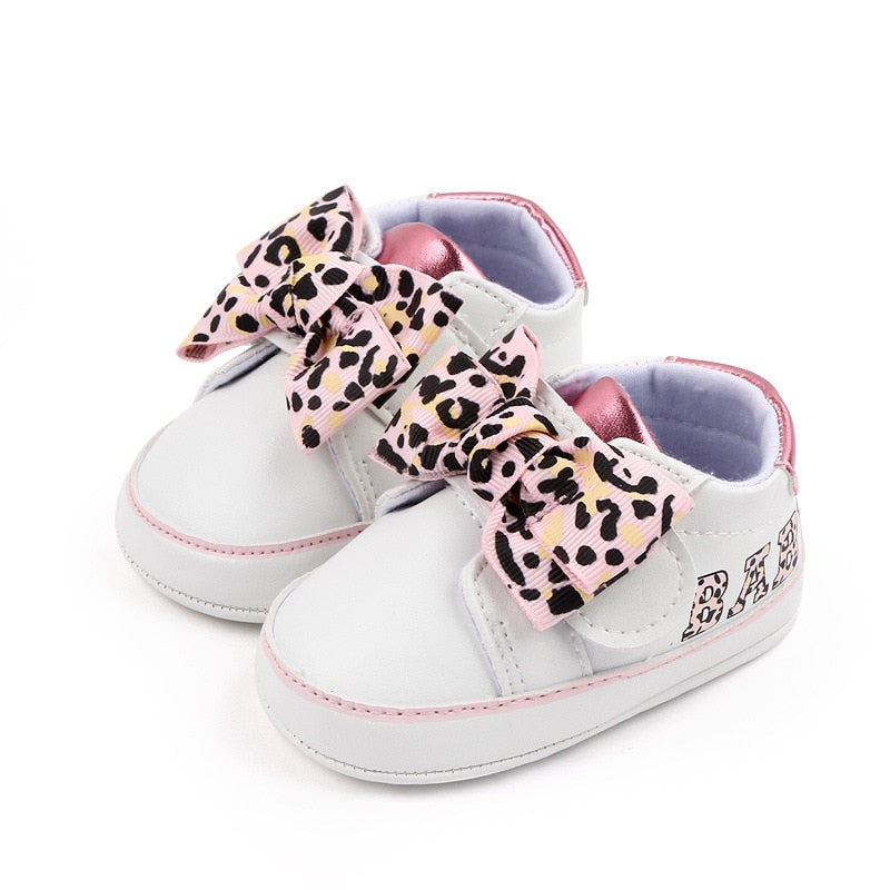 LEOPARD BOW Sneakers