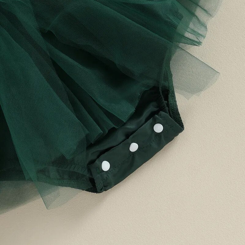 JOSEPHINE Tulle Romper Dress with Headband