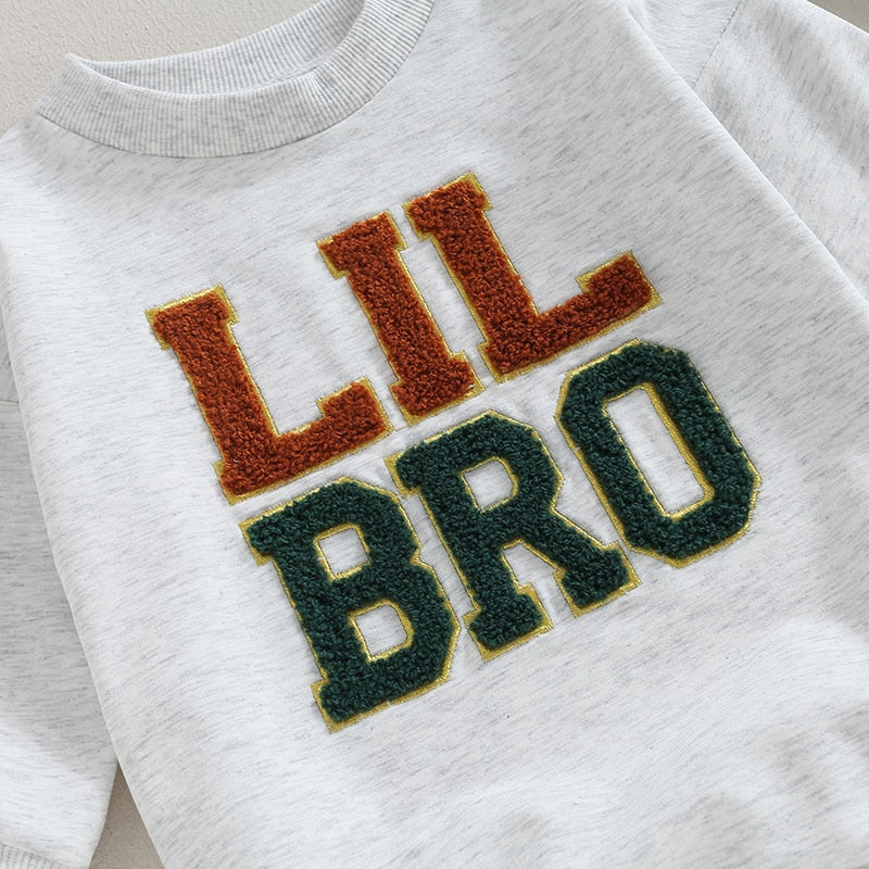LIL BRO Plush Long-Sleeve Onesie