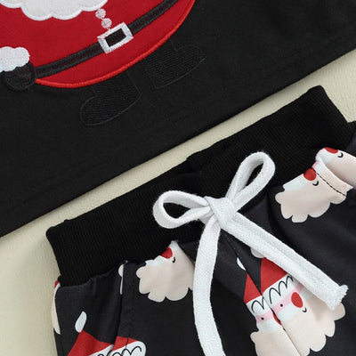 SANTA Red & Black Outfit