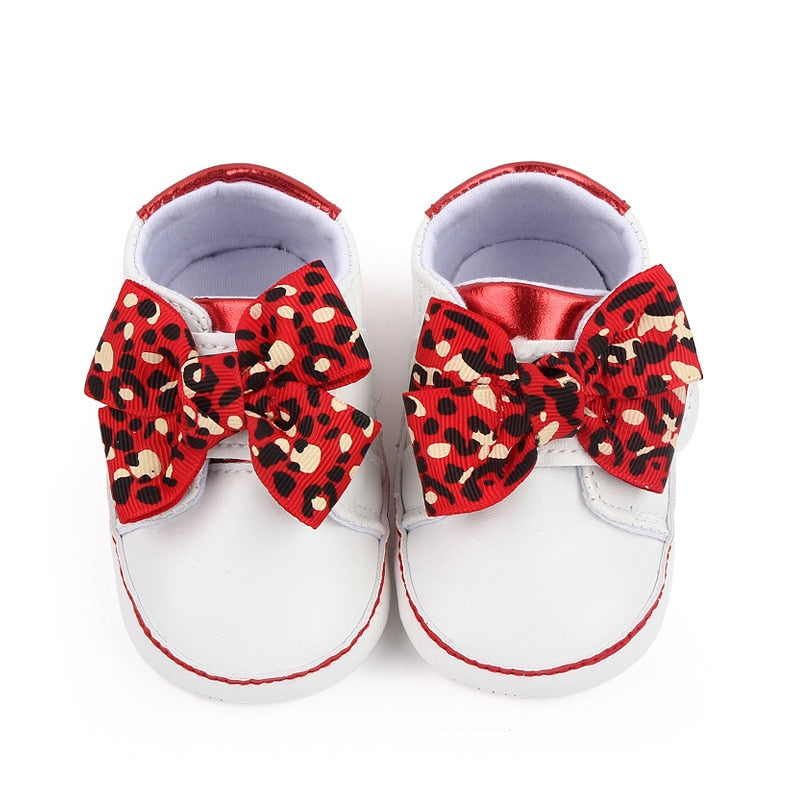 LEOPARD BOW Sneakers