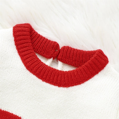SANTA Striped Knitted Jumpsuit