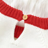 SANTA Striped Knitted Romper