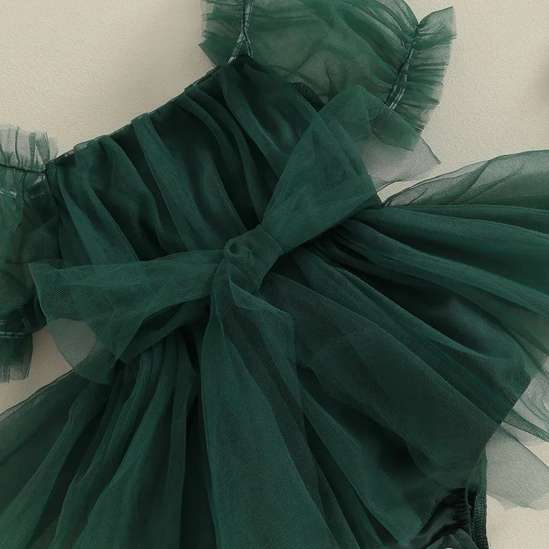 JOSEPHINE Tulle Romper Dress with Headband