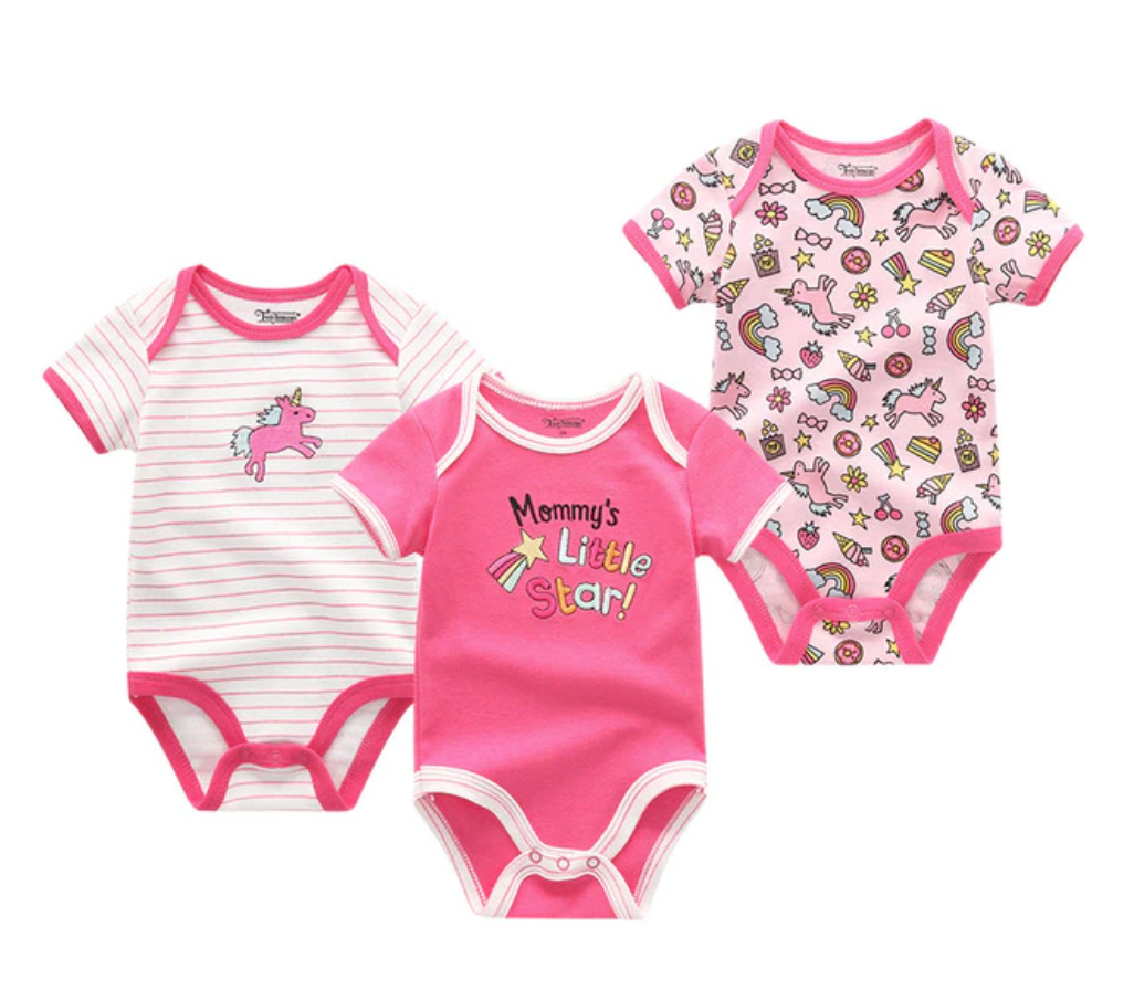 3 Newborn Onesies