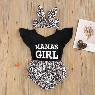 MAMA'S GIRL Leopard Outfit