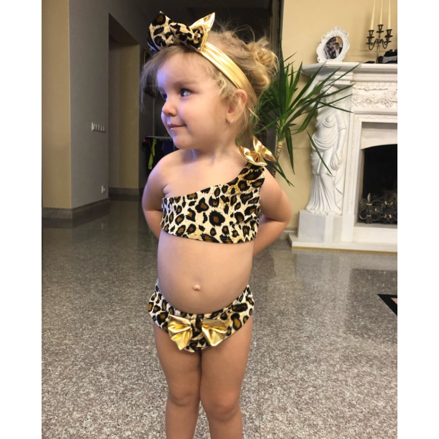Bathing suit 2024 with matching headband