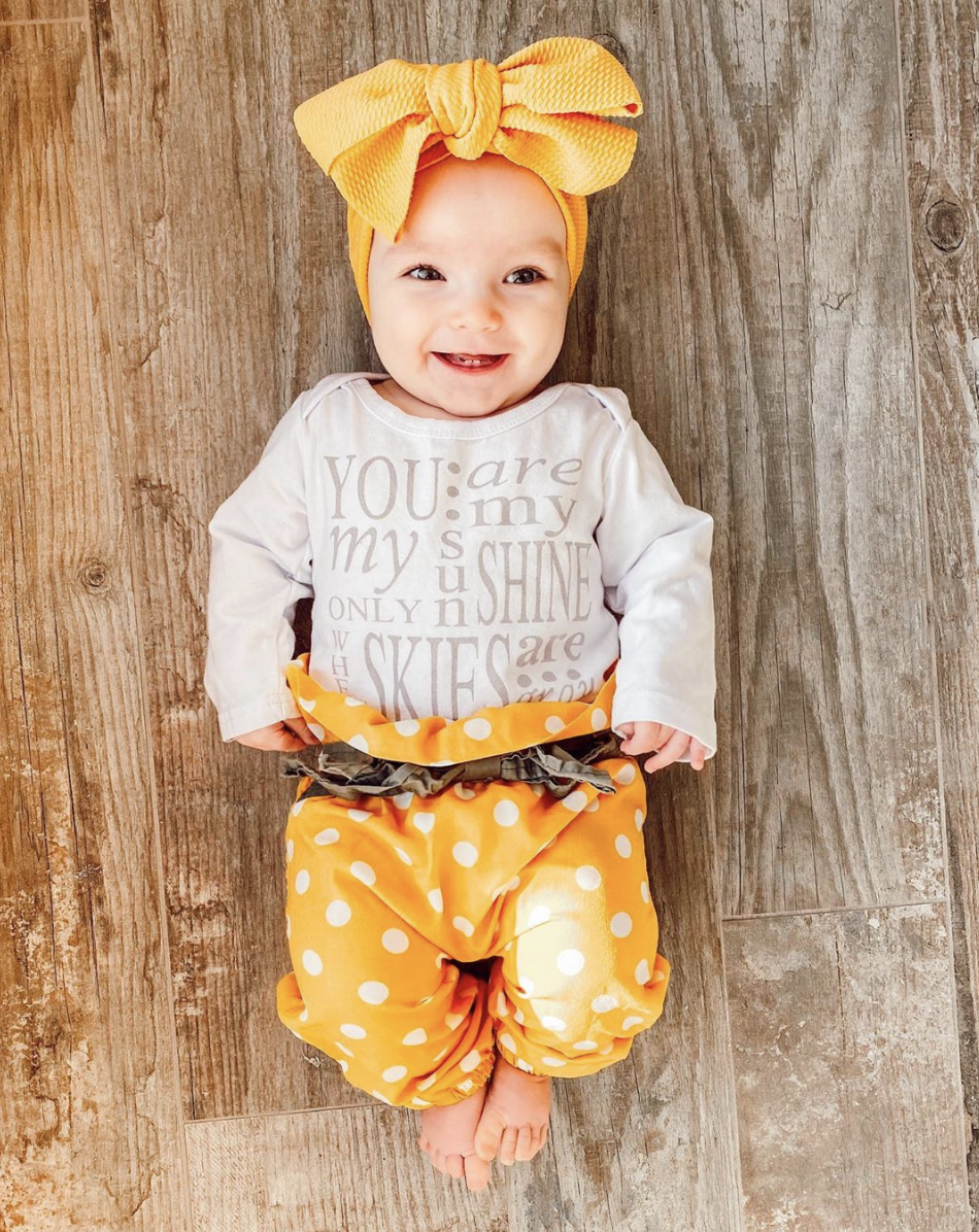You are my 2025 sunshine baby girl outfit