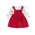 HEART Corduroy Overall Dress