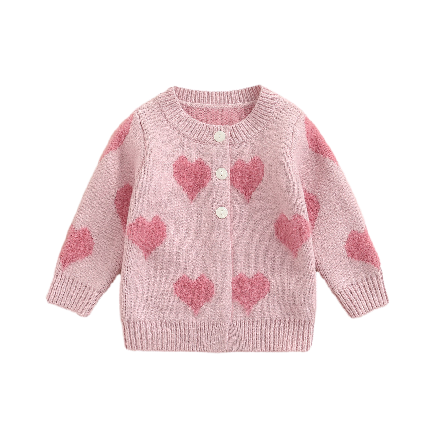 BIG HEARTS Knitted Cardigan