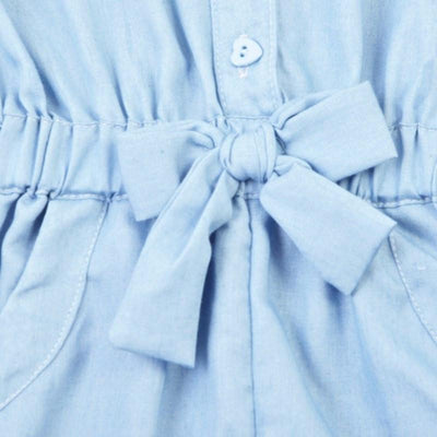 Girls Denim Jumpsuit