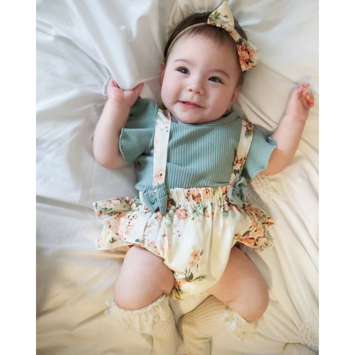 SOPHIE Overall Romper with Headband