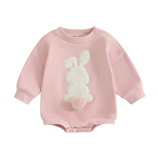 BUNNY Plush Long-Sleeve Onesie