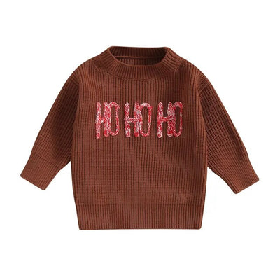 HO HO HO Knitted Sweater