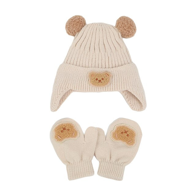 TEDDY Beanie & Mitten Set