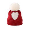 BIG HEART Pompom Beanie