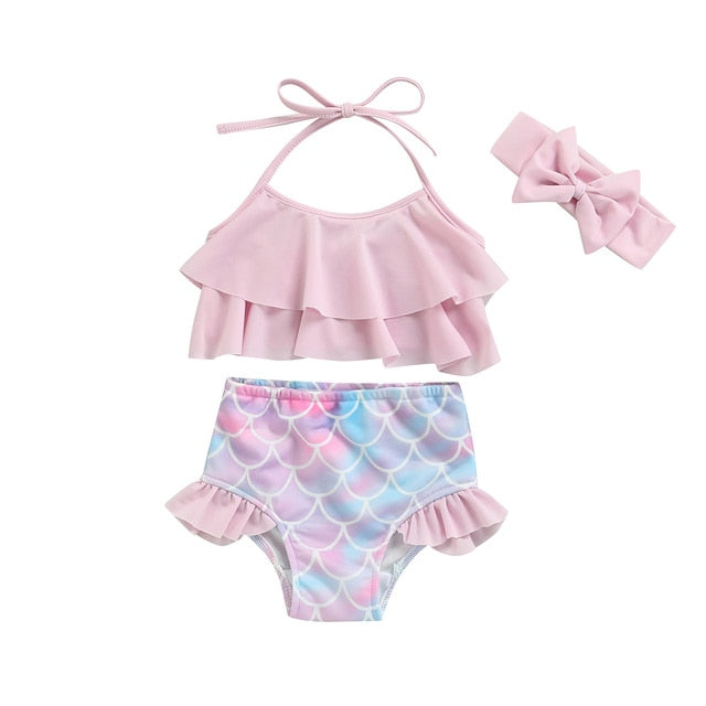 MERMAID Ruffle Top Bikini