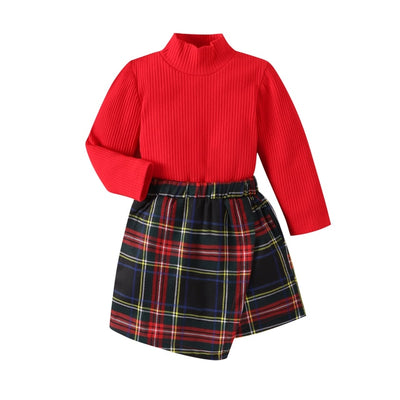 LIBBY Plaid Skirt Outfit