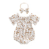 JULIE Floral Romper with Headband