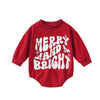 MERRY AND BRIGHT Long-Sleeve Onesie