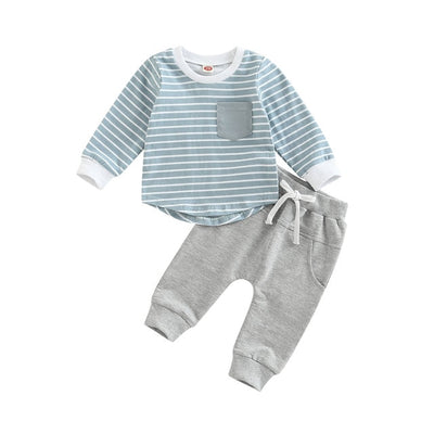 LOUIS Striped Pocket Outfit