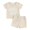 AUNTIE'S BESTIE Ribbed Summer Outfit