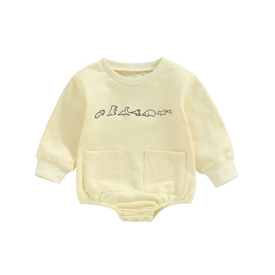 DINOSAUR PARADE Pocket Onesie