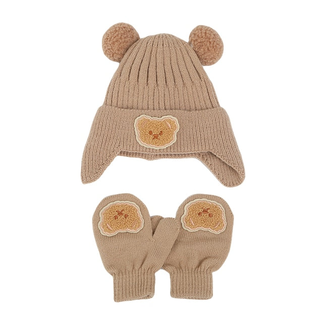 TEDDY Beanie & Mitten Set