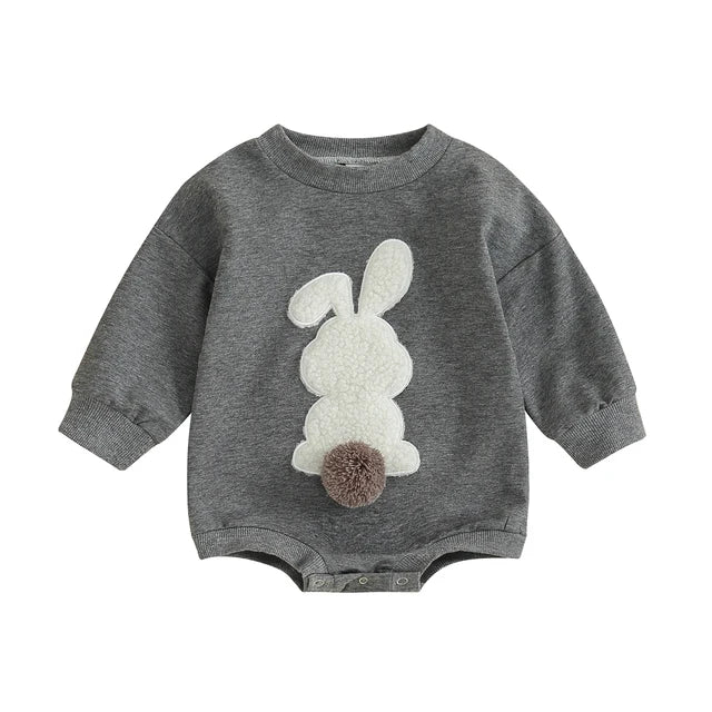 BUNNY Plush Long-Sleeve Onesie