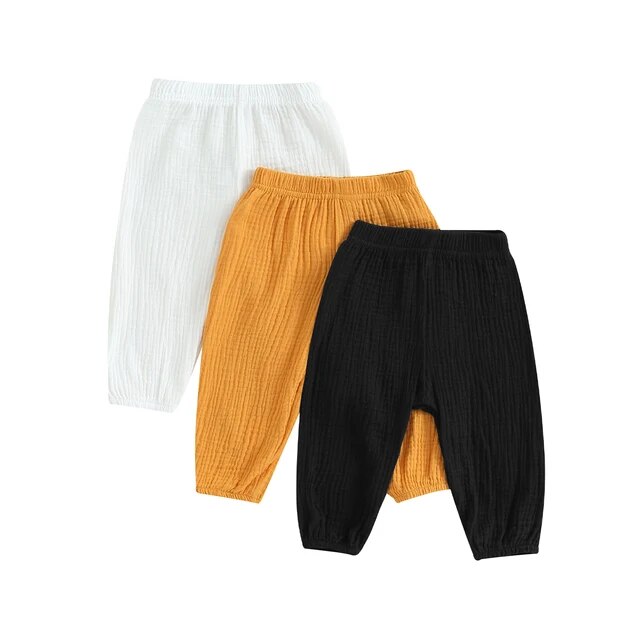 MUSLIN Pants Set of 3