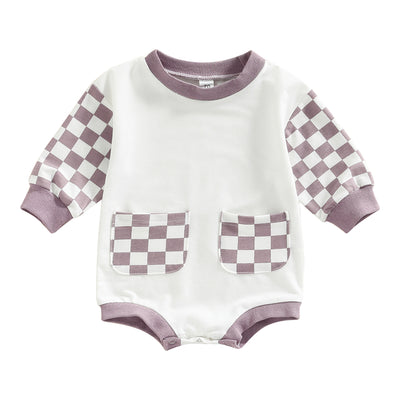 RACER Checkered Pocket Onesie