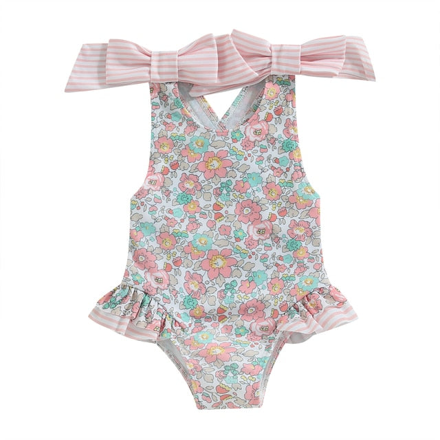 SOPHIE Floral Bowtie Swimsuit