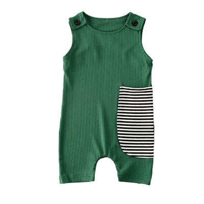 STRIPES Pull-on Jumpsuit