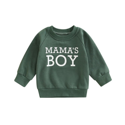 MAMA'S BOY Green Sweater