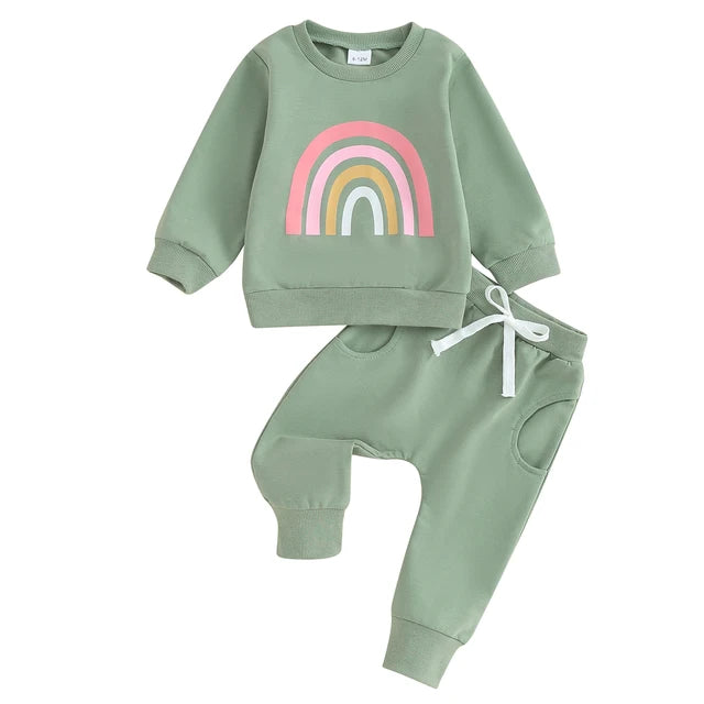 RAINBOW Joggers Outfit