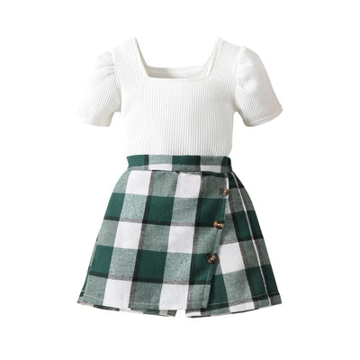 NOLA Plaid Skirt Outfit