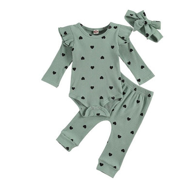 POLKA HEARTS Angel Wing Outfit with Headband