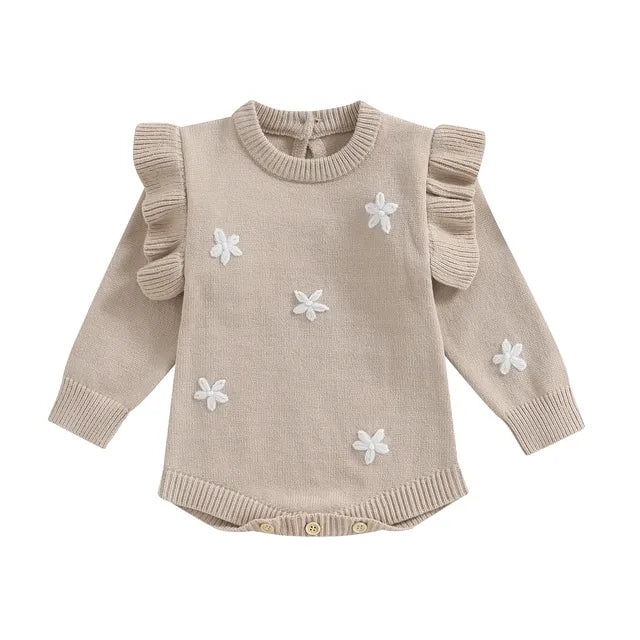 WINTER FLOWERS Romper