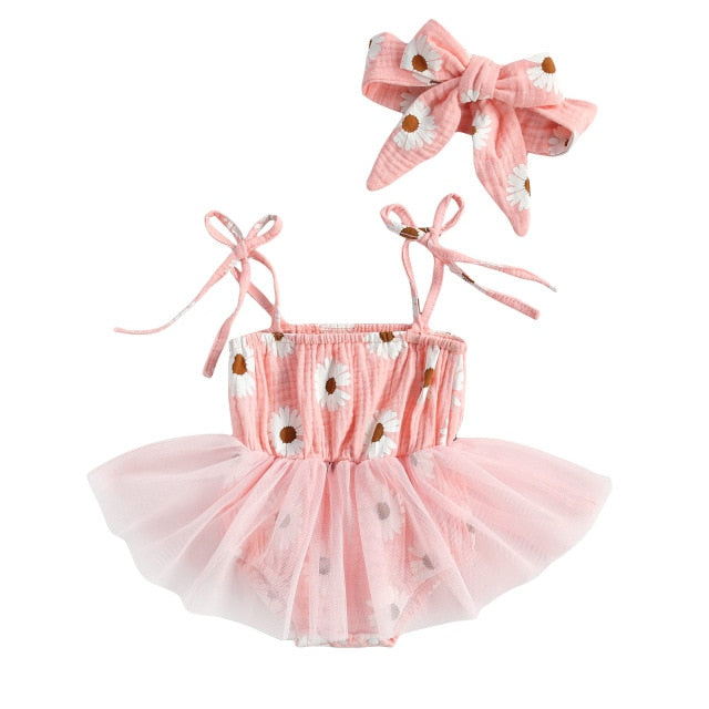 DAISY Tutu Romper with Headband