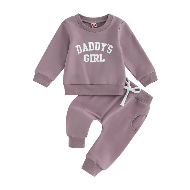 Daddy's Little Girl Baby Girl Winter Outfit Set 'Daddy's Girl