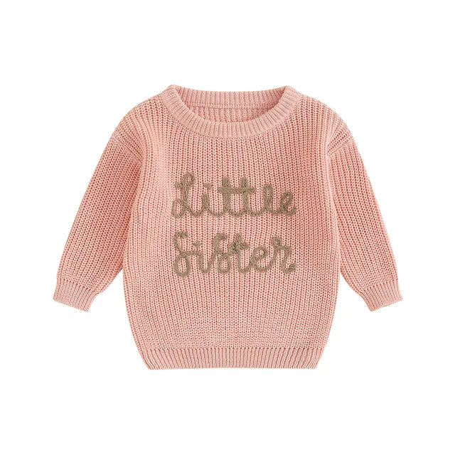 BIG SISTER/LITTLE SISTER Knitted Sweater
