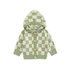 CHECKERS Hooded Cardigan