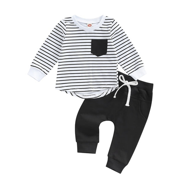 ZAK Striped Outfit - Hazel & Bo