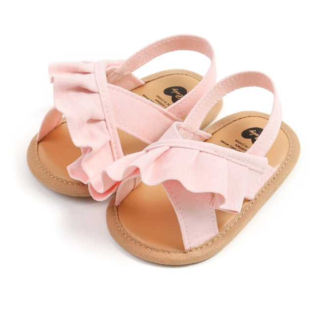 GINNY Ruffle Sandal - Hazel \u0026 Bo