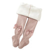 CRYSTAL Fleece Lined Bowtie Tights