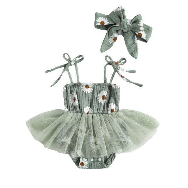 DAISY Tutu Romper with Headband