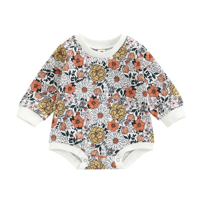 FLOWER LOVE Long-Sleeve Onesie